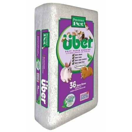 AMERICAN WOOD FIBERS Premier Pet Uber Pet Bedding, White 80500PWUB